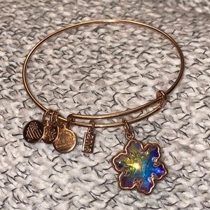 Alex and Ani Rose Gold Snowflake bracelet (2018)